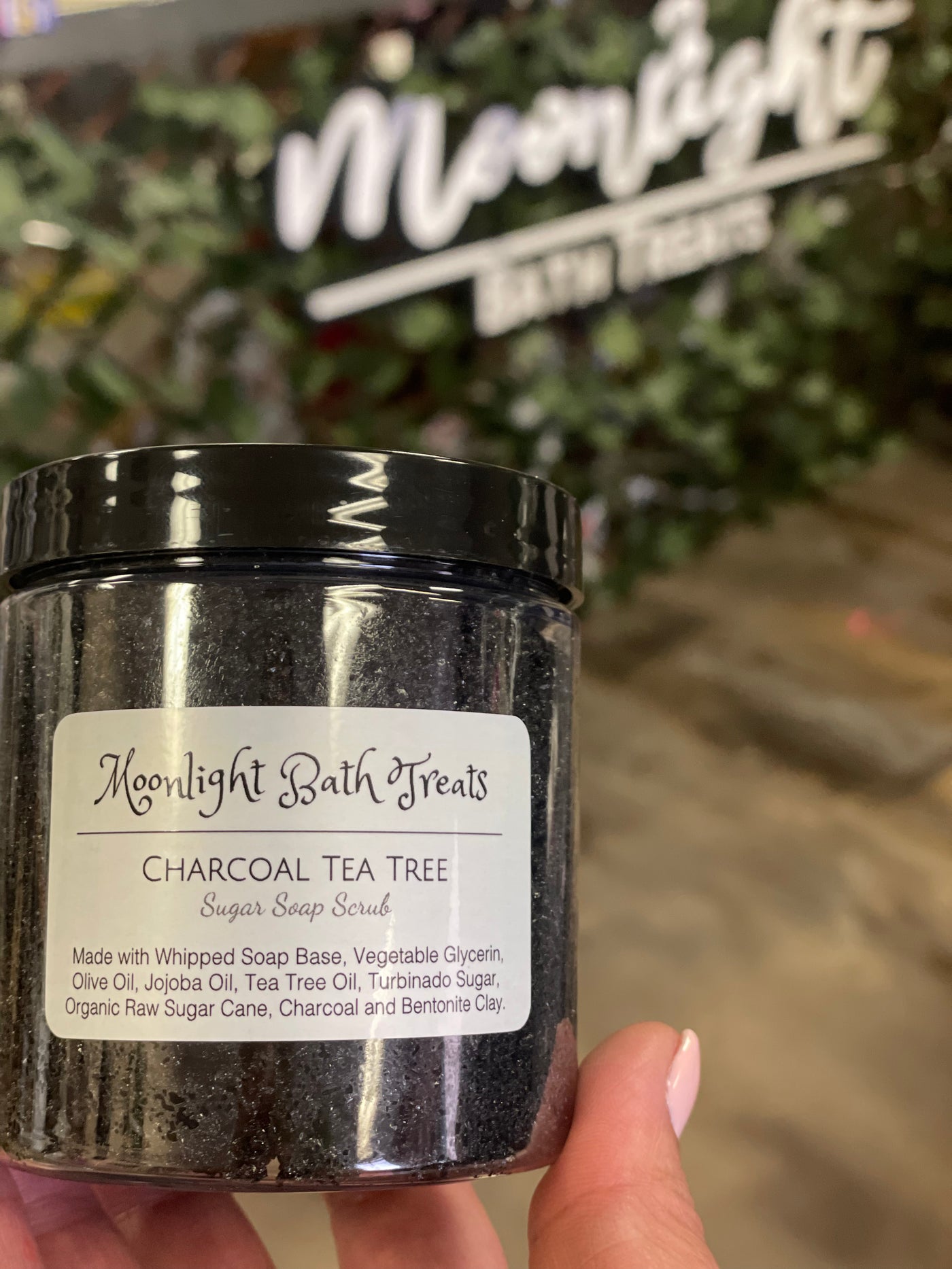 Charcoal Tea Tree Sugar Soap Scrub