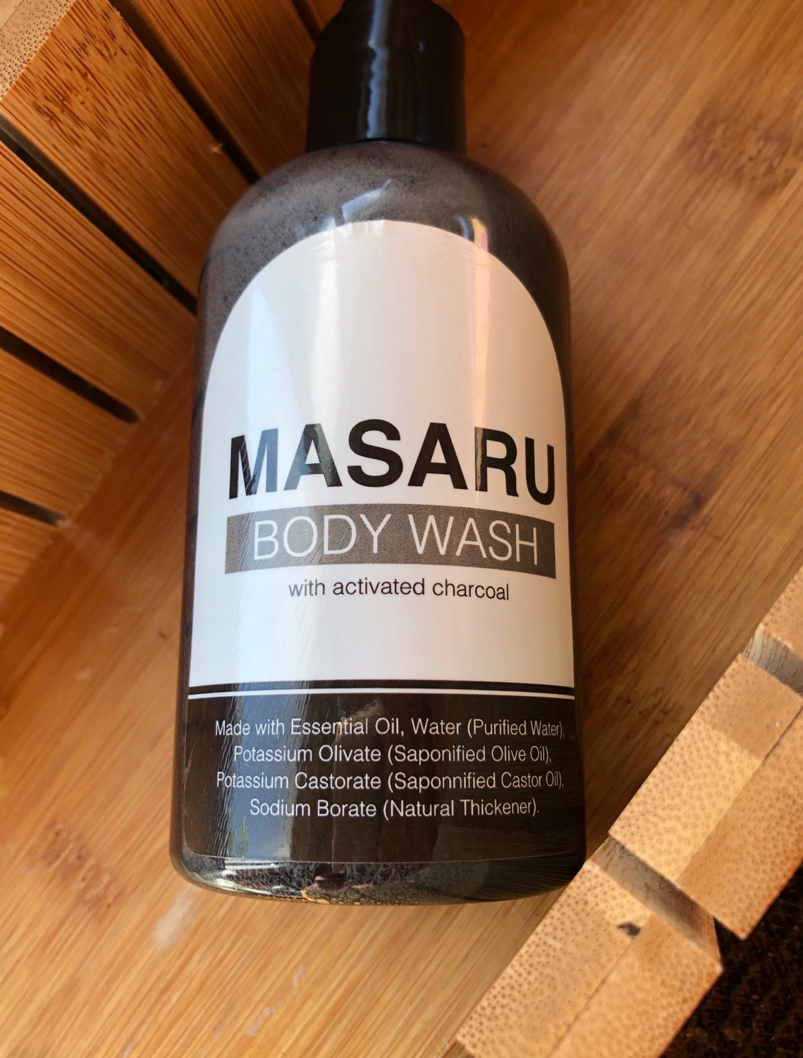 Masaru Body Wash w- activated charcoal( Just 4 Him)