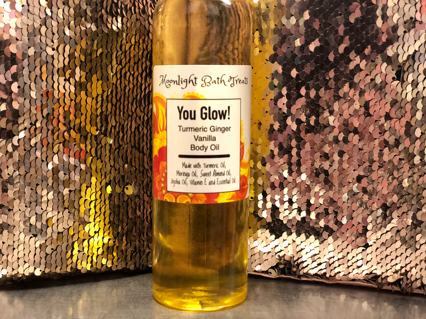 You Glow! Turmeric Ginger Vanilla Body Oil